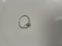 CS1227/2025 SILVER RING WITH TURQUOISE